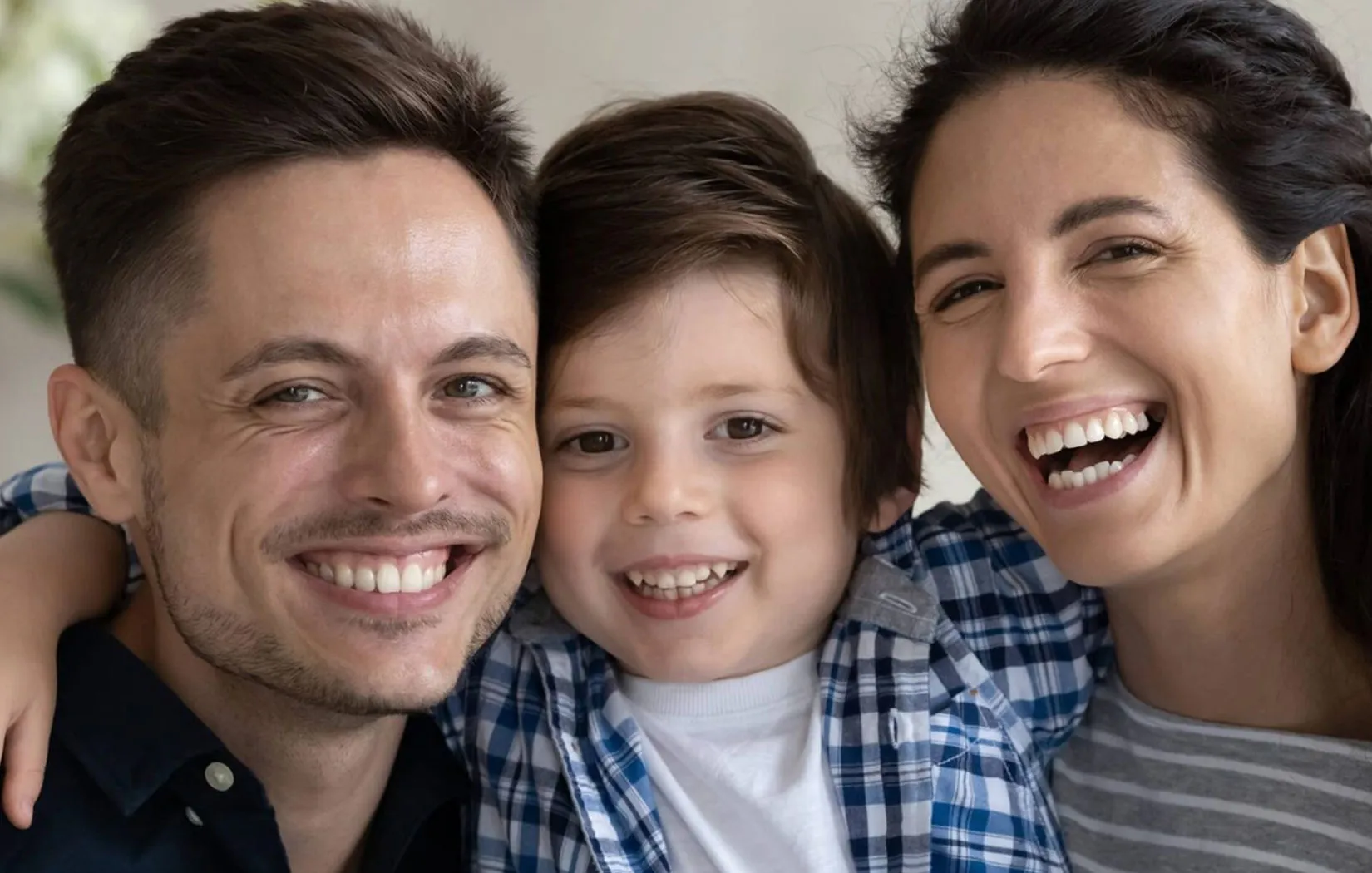 Happy Family Smiling